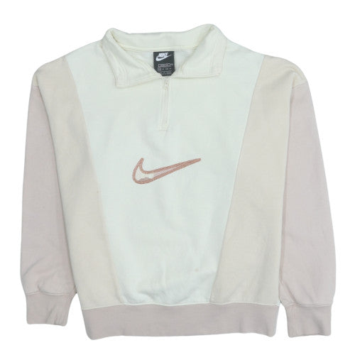 Womens UK Size XS Nike Beige Pullover Sweatshirt