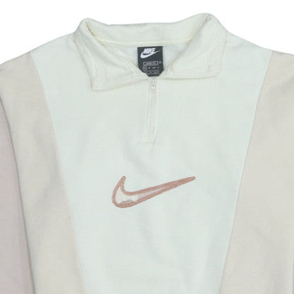 Womens UK Size XS Nike Beige Pullover Sweatshirt