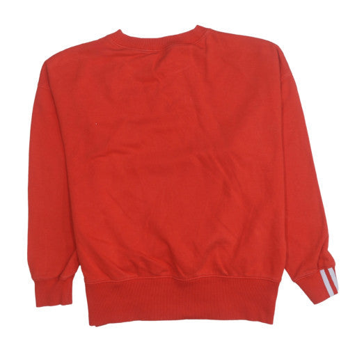 Womens UK Size 8 Adidas Red Pullover Sweatshirt