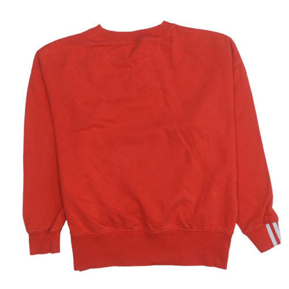 Womens UK Size 8 Adidas Red Pullover Sweatshirt