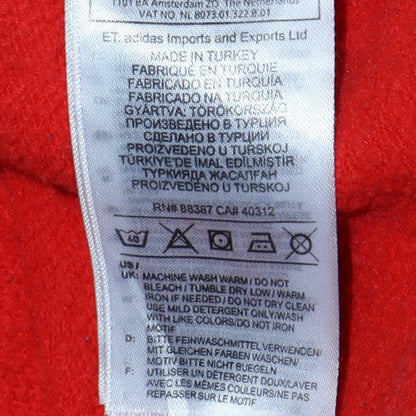 Womens UK Size 8 Adidas Red Pullover Sweatshirt