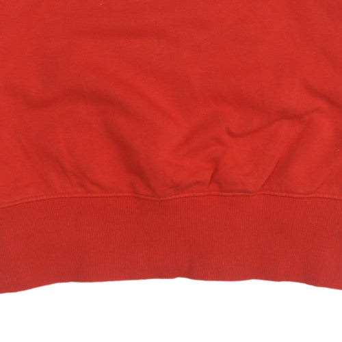 Womens UK Size 8 Adidas Red Pullover Sweatshirt