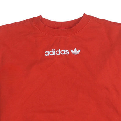 Womens UK Size 8 Adidas Red Pullover Sweatshirt