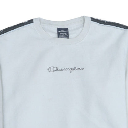 Mens UK Size M Champion White Pullover Sweatshirt