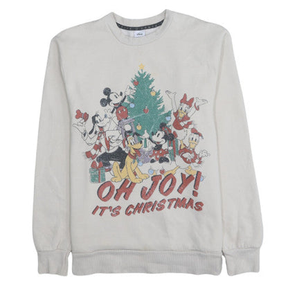 Womens UK Size S Disney at George Beige Pullover Sweatshirt