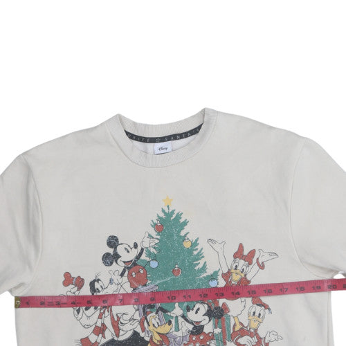 Womens UK Size S Disney at George Beige Pullover Sweatshirt