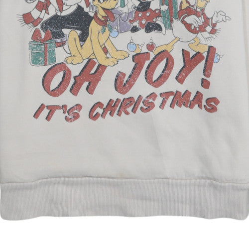 Womens UK Size S Disney at George Beige Pullover Sweatshirt