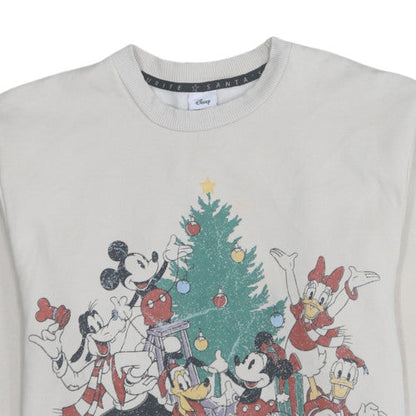 Womens UK Size S Disney at George Beige Pullover Sweatshirt