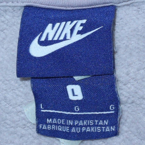 Womens UK Size L Nike Grey Pullover Sweatshirt