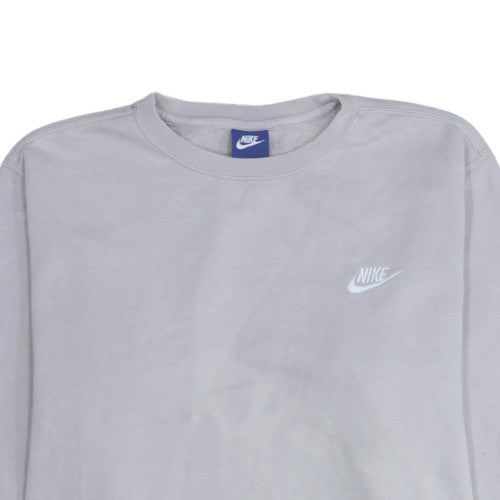 Womens UK Size L Nike Grey Pullover Sweatshirt