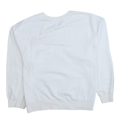 Womens UK Size 12-14 The Grinch White Pullover Sweatshirt