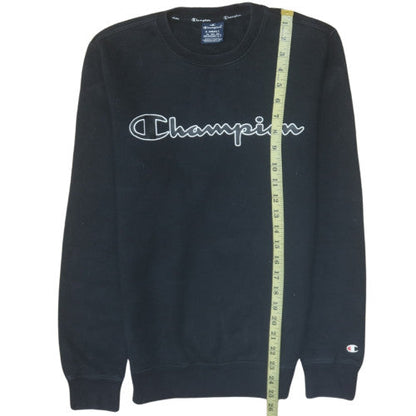 Mens UK Size XS Champion Black Pullover Sweatshirt