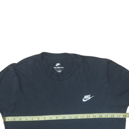 Nike Men's Black Short Sleeve Cotton Logo T-Shirt Medium