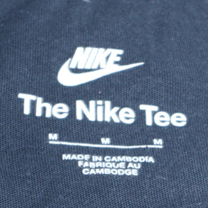 Nike Men's Black Short Sleeve Cotton Logo T-Shirt Medium
