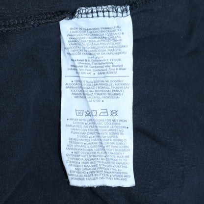 Nike Men's Black Short Sleeve Cotton Logo T-Shirt Medium