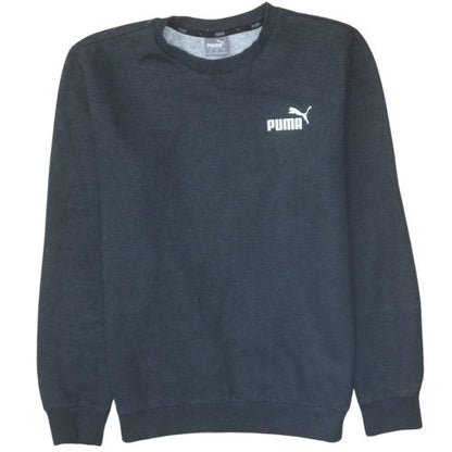 Mens UK Size S Puma Black Pullover Sweatshirt