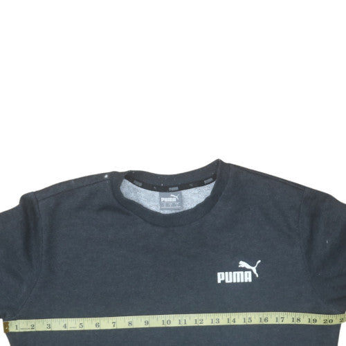 Mens UK Size S Puma Black Pullover Sweatshirt