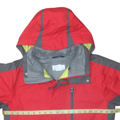 Columbia Women’s Red Waterproof Hooded Parka Jacket Size 14
