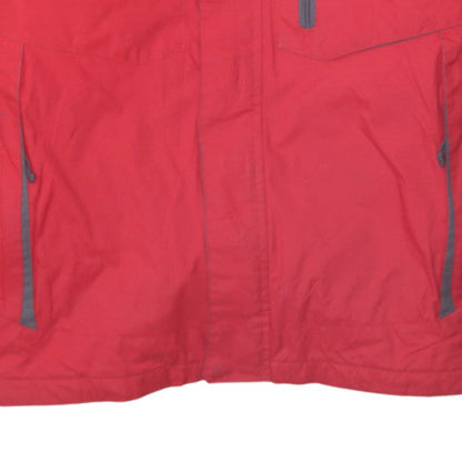 Columbia Women’s Red Waterproof Hooded Parka Jacket Size 14
