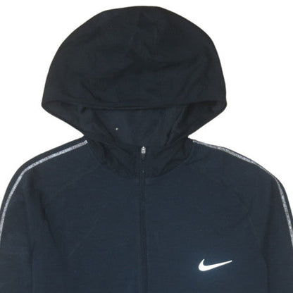 Mens UK Size M Nike Black 1/2 Zip Hoodie