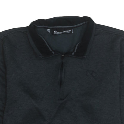 Mens UK Size XL Under Armour Black Henley Sweatshirt