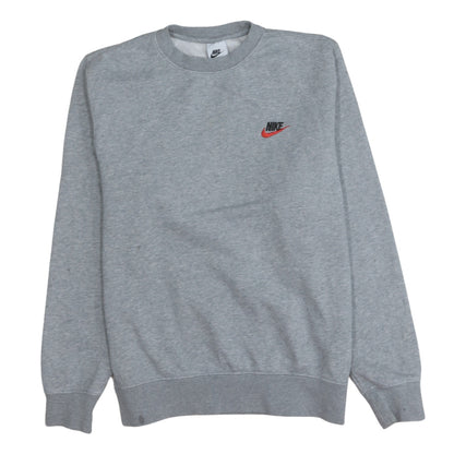 Mens UK Size S Nike Grey Pullover Sweatshirt