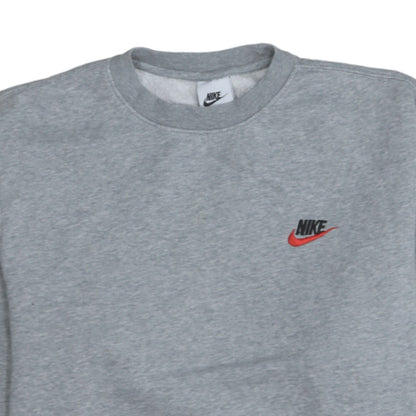 Mens UK Size S Nike Grey Pullover Sweatshirt