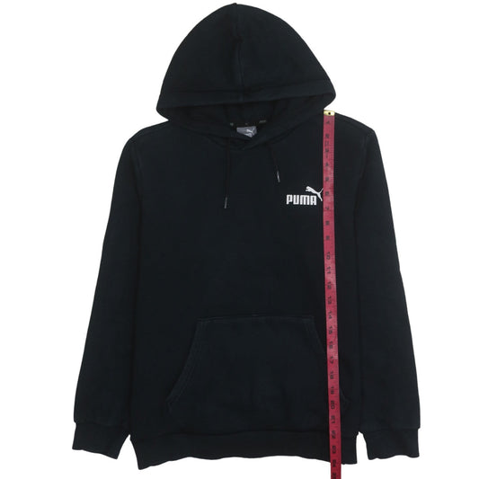 Mens UK Size S Puma Black Pullover Hoodie