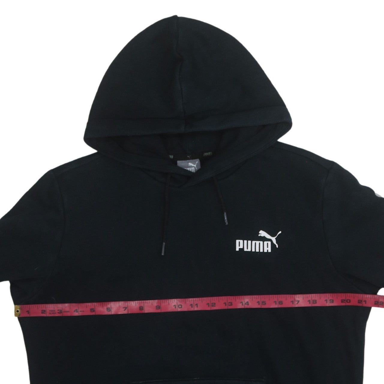 Mens UK Size S Puma Black Pullover Hoodie