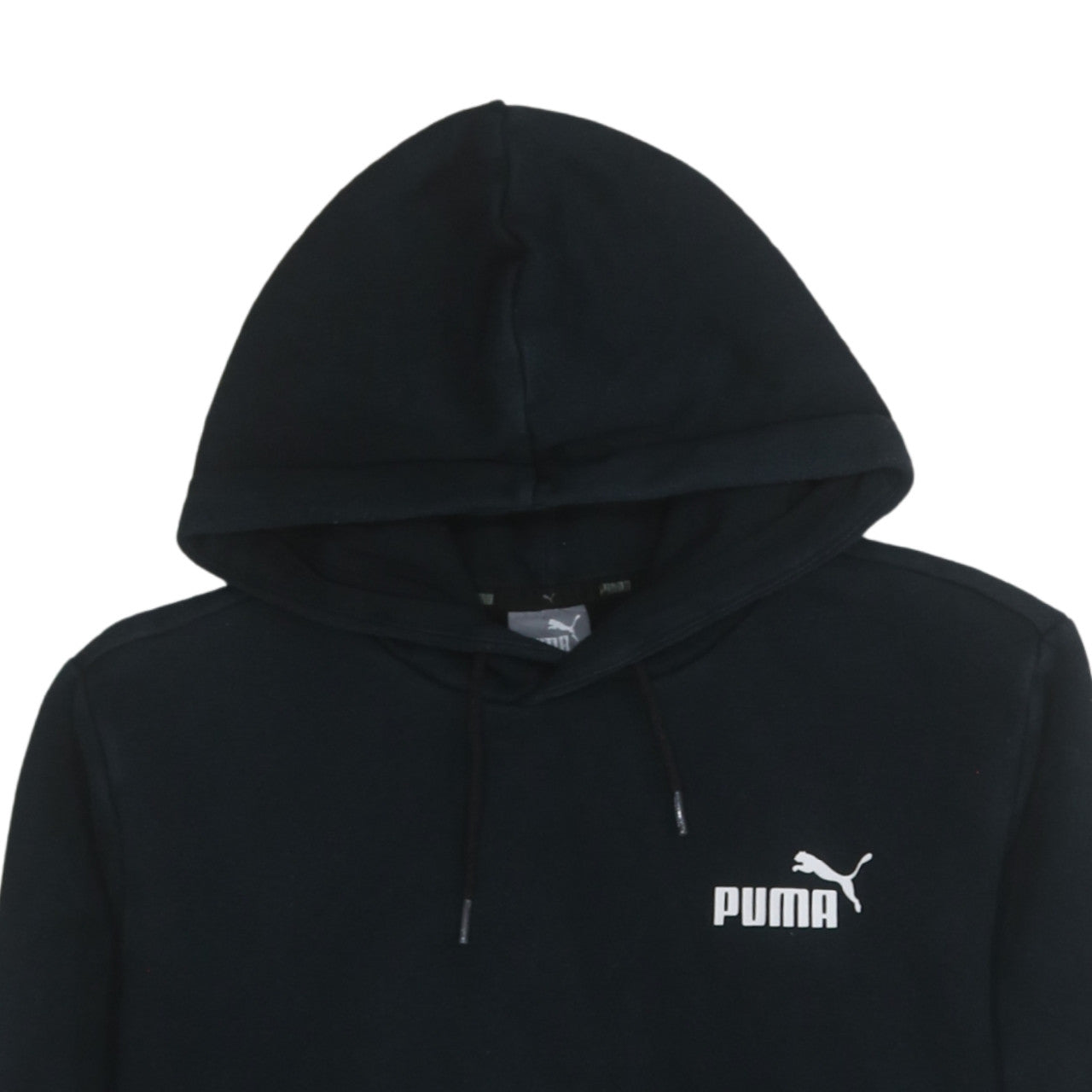 Mens UK Size S Puma Black Pullover Hoodie