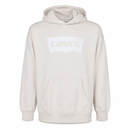 Mens UK Size M Levi's Beige Pullover Hoodie