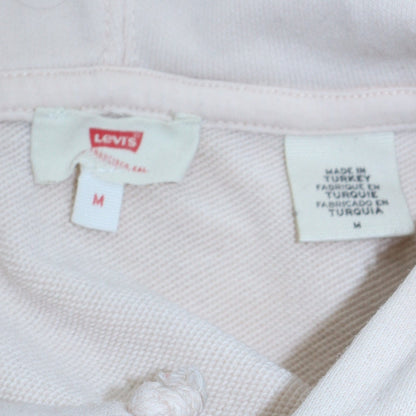 Mens UK Size M Levi's Beige Pullover Hoodie