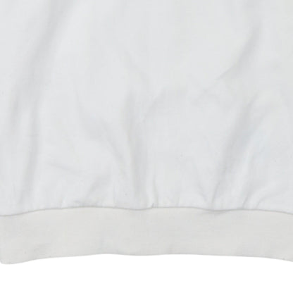 Fila Men’s White Pullover Sweatshirt Size S Logo Crew Neck Jumper