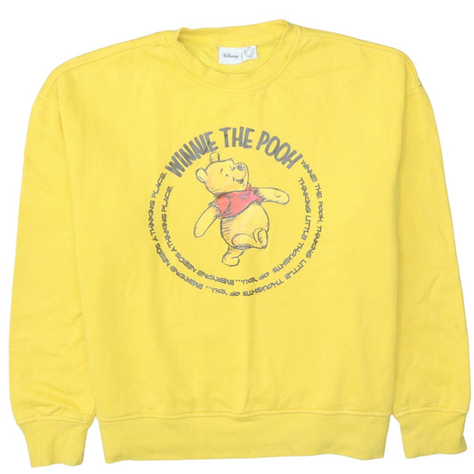 Womens UK Size XS Primark Yellow Pullover Sweatshirt