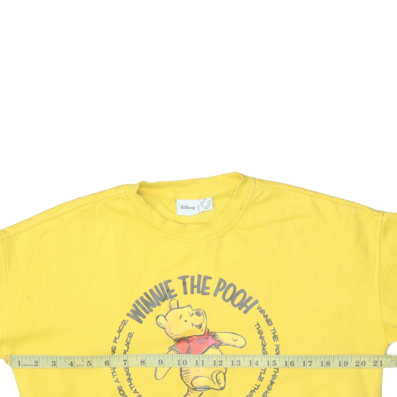 Womens UK Size XS Primark Yellow Pullover Sweatshirt