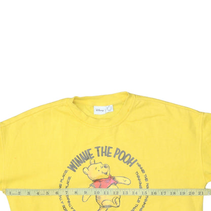 Womens UK Size XS Primark Yellow Pullover Sweatshirt