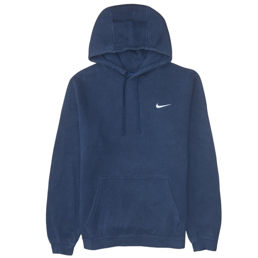 Mens UK Size L Nike Blue Pullover Hoodie