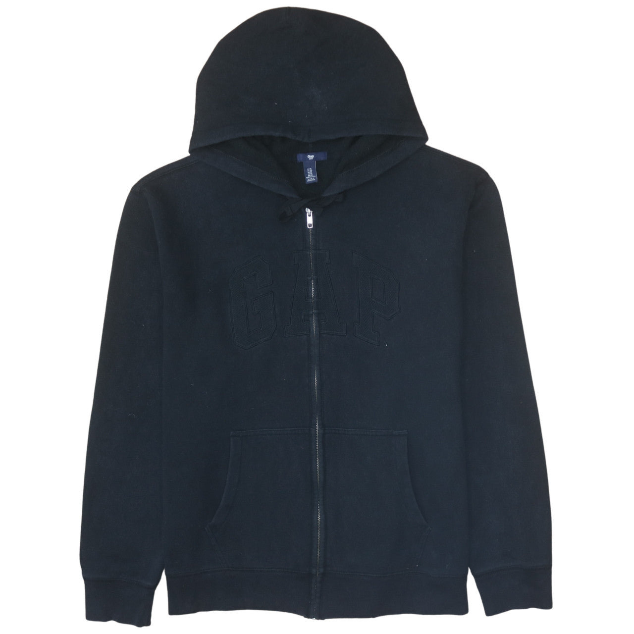 Mens UK Size XL GAP Black Full Zip Hoodie