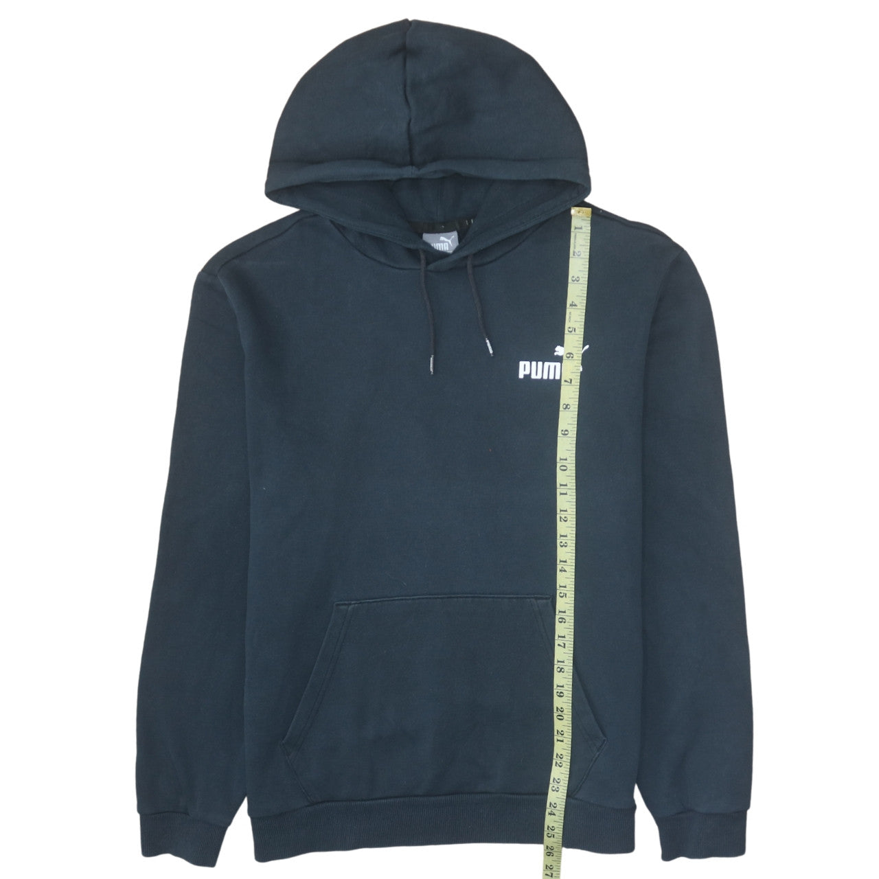 Mens UK Size M Puma Black Pullover Hoodie