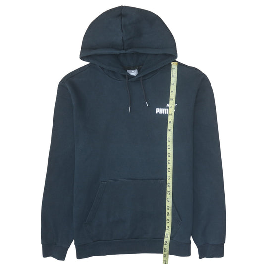 Mens UK Size M Puma Black Pullover Hoodie