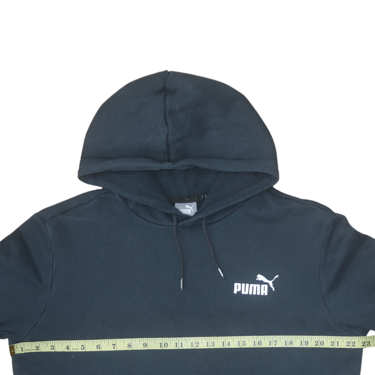 Mens UK Size M Puma Black Pullover Hoodie