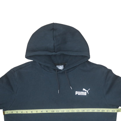 Mens UK Size M Puma Black Pullover Hoodie