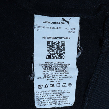 Mens UK Size M Puma Black Pullover Hoodie
