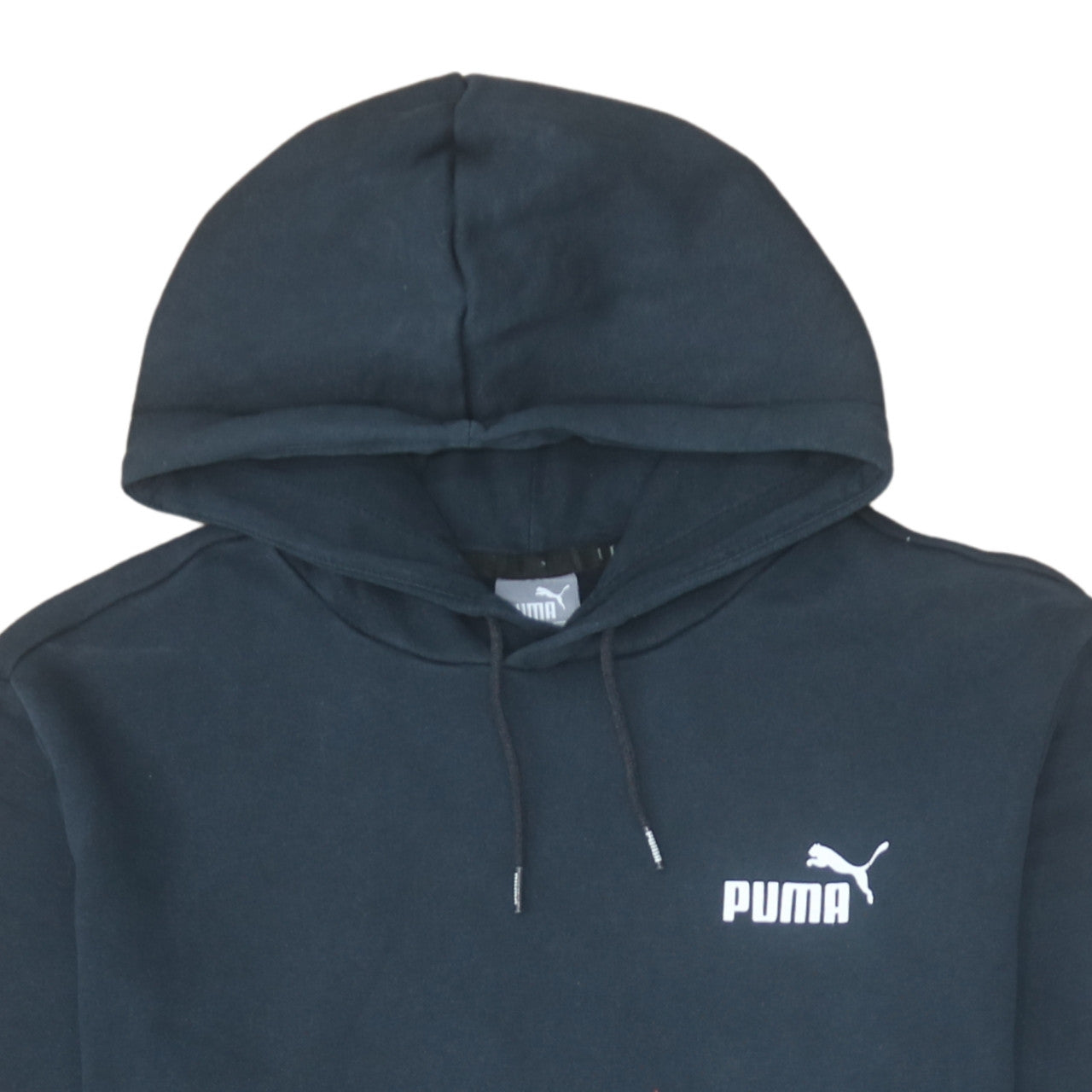Mens UK Size M Puma Black Pullover Hoodie