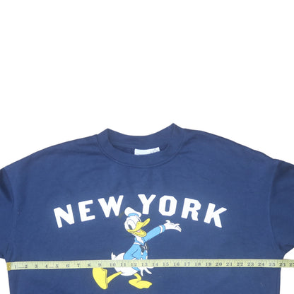 Womens UK Size XL Disney Blue Pullover Sweatshirt