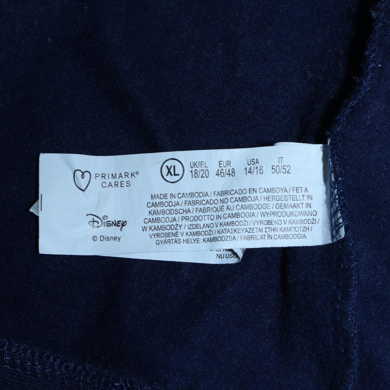 Womens UK Size XL Disney Blue Pullover Sweatshirt