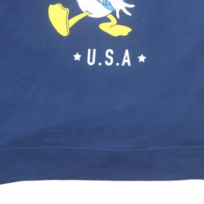 Womens UK Size XL Disney Blue Pullover Sweatshirt