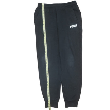 Puma Mens Black Jogger Sweatpants Size M Fleece Casual Activewear