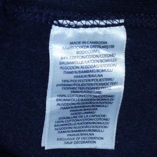 Mens UK Size S Ralph Lauren Blue Full Zip Hoodie