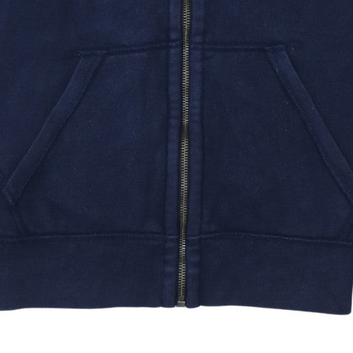 Mens UK Size S Ralph Lauren Blue Full Zip Hoodie